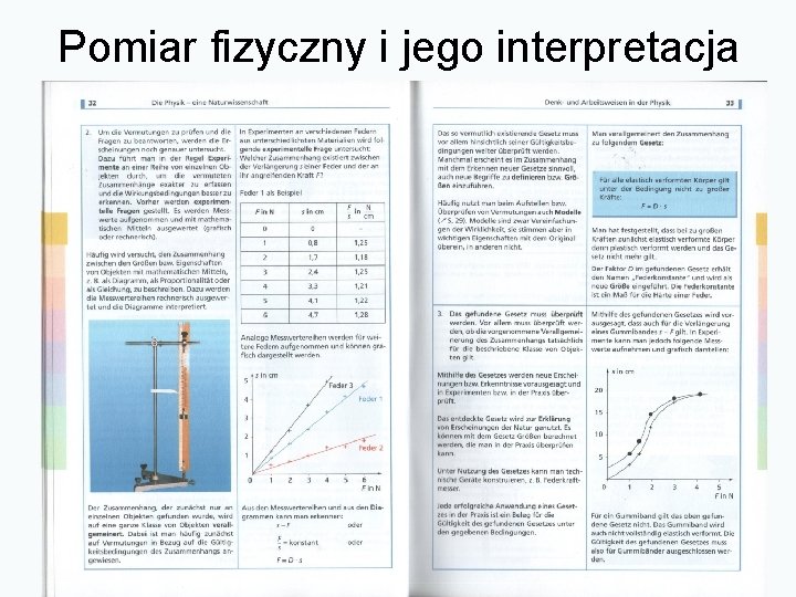 Pomiar fizyczny i jego interpretacja 