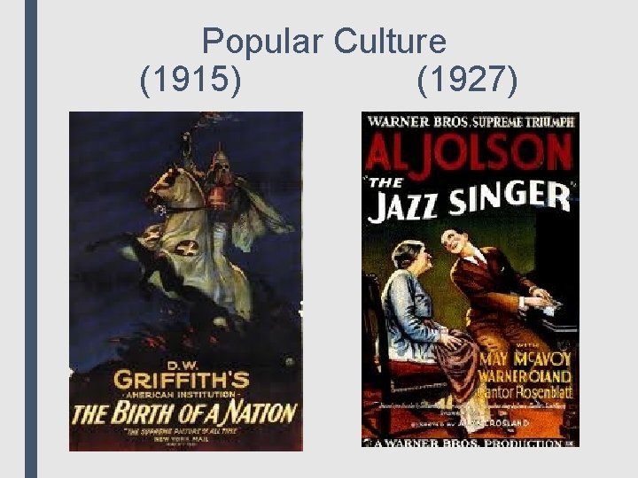 Popular Culture (1915) (1927) 