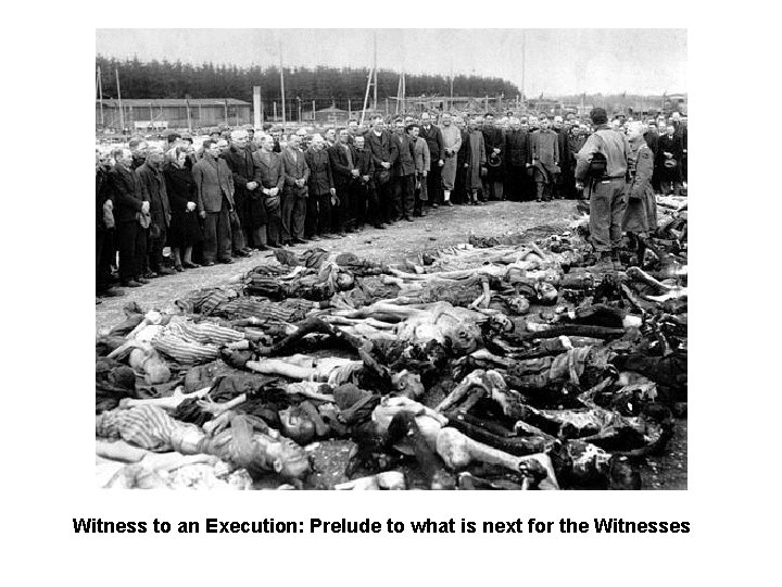 Witness to an Execution: Prelude to what is next for the Witnesses 