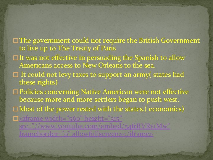 � The government could not require the British Government to live up to The