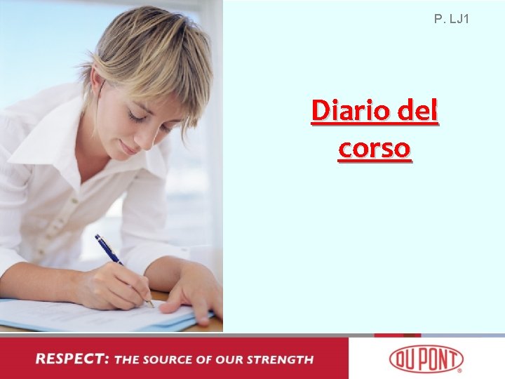 P. LJ 1 Diario del corso 