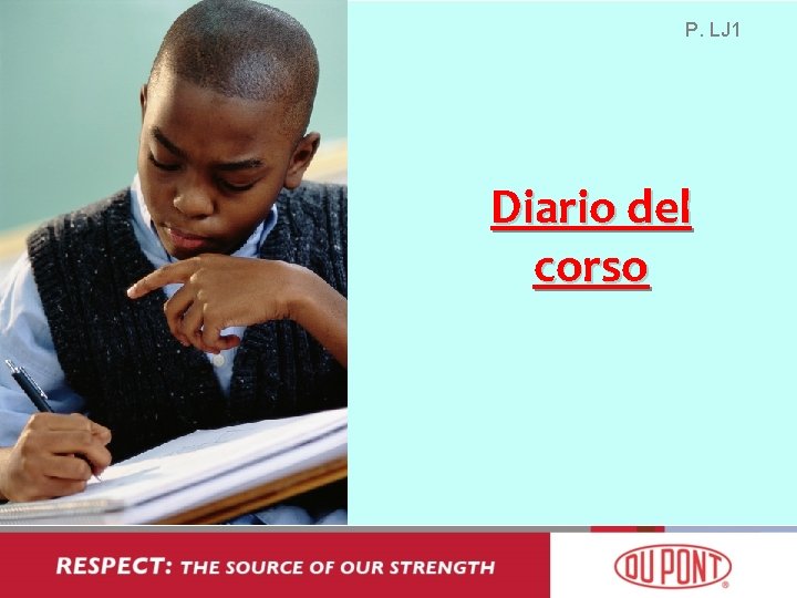 P. LJ 1 Diario del corso 