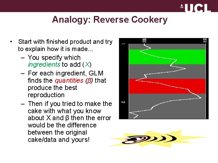 Analogy: Reverse Cookery • Start with finished product and try to explain how it