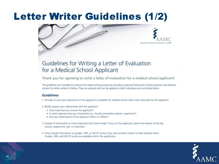 Letter Writer Guidelines (1/2) 56 