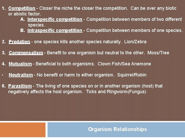 1. Competition - Closer the niche the closer the competition. Can be over any