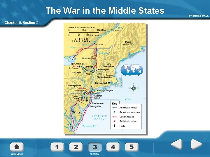 The War in the Middle States Chapter 6, Section 3 