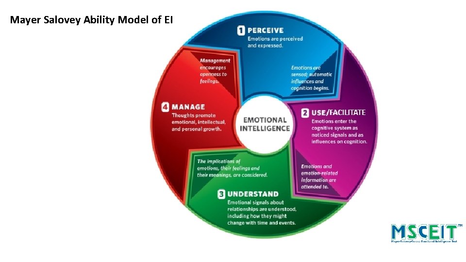 Mayer Salovey Ability Model of EI 