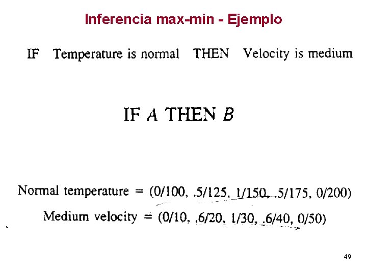Inferencia max-min - Ejemplo 49 