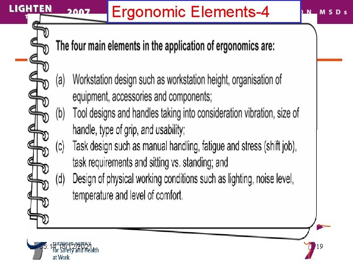 Ergonomic Elements-4 ﺹ 05: 14 13/12/2021 19 