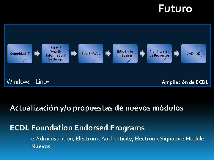 Futuro Seguridad IT Uso HIS (Health Information Systems) Edición Web Edición de imágenes Windows