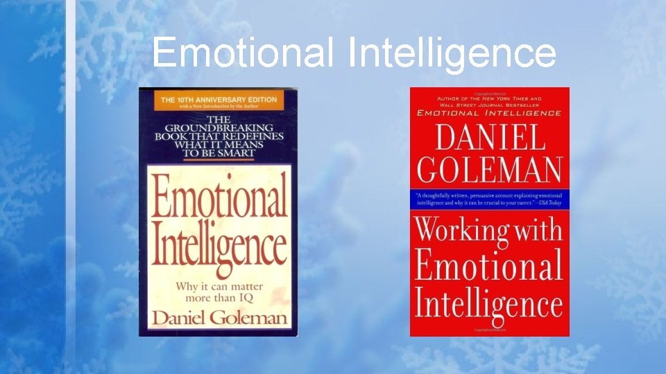 Emotional Intelligence 