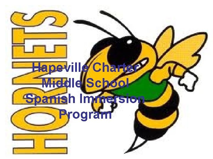 Hapeville Charter Middle School Spanish Immersion Program 