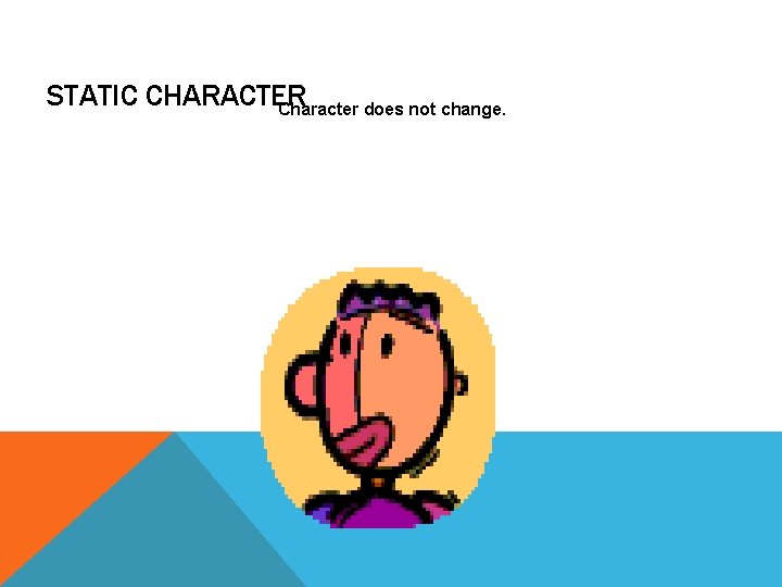 STATIC CHARACTER Character does not change. 