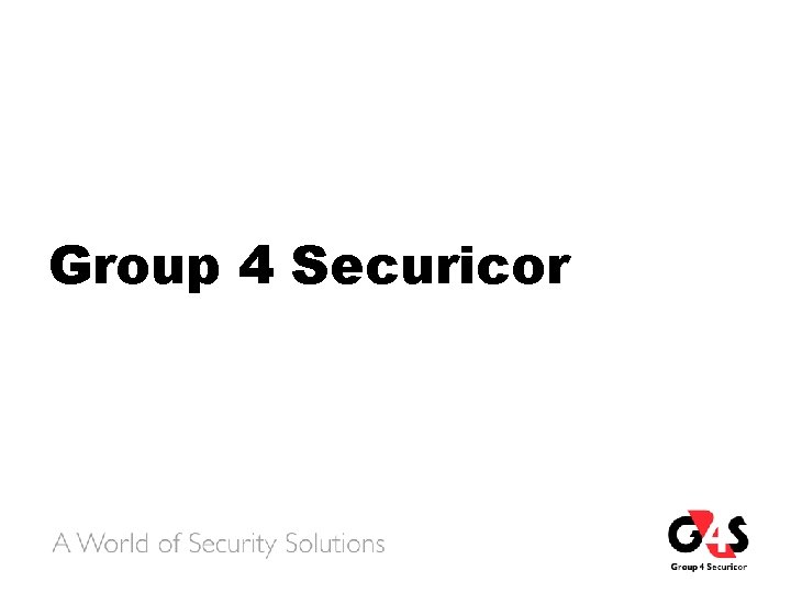 Group 4 Securicor 