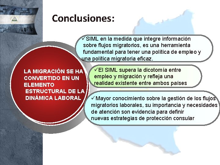 Conclusiones: üSIML en la medida que integre información sobre flujos migratorios, es una herramienta