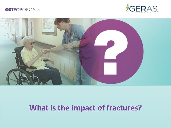 What is the impact of fractures? 