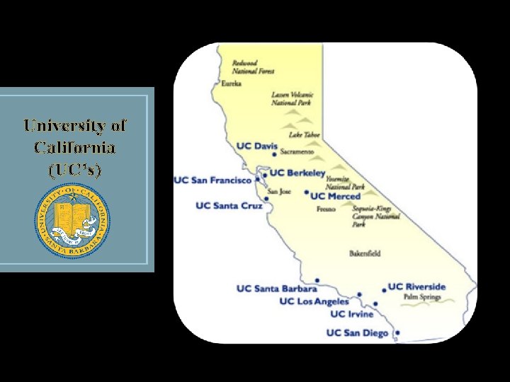 University of California (UC’s) 