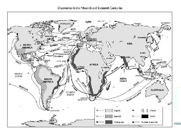 Motives for Exploration 1. Trade route to Asia – Silk and Spices 2. God,