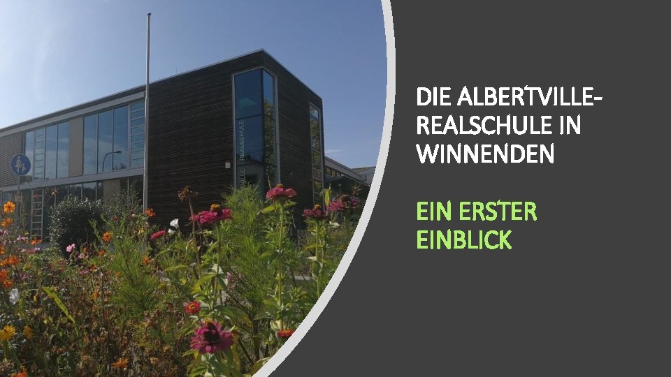 DIE ALBERTVILLEREALSCHULE IN WINNENDEN EIN ERSTER EINBLICK 