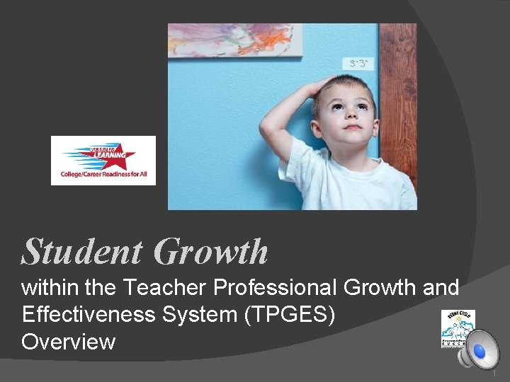 Student Growth within the Teacher Professional Growth and Effectiveness System (TPGES) Overview 1 