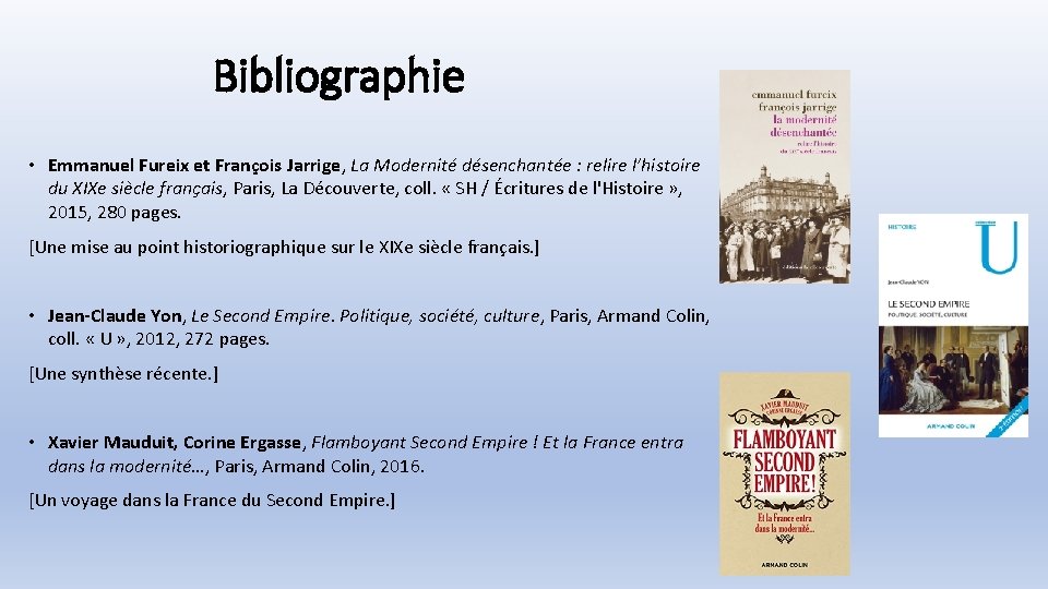 Bibliographie • Emmanuel Fureix et François Jarrige, La Modernité désenchantée : relire l’histoire du