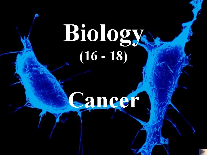 Biology (16 - 18) Cancer 