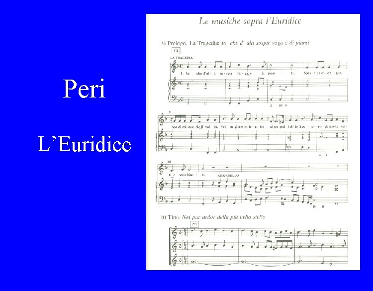 Peri L’Euridice 