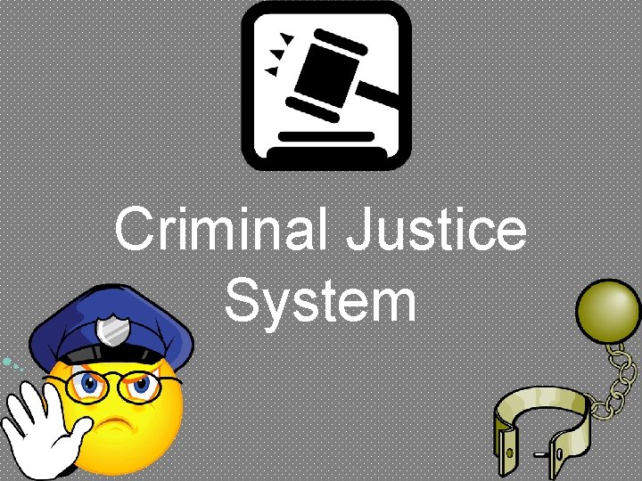 Criminal Justice System 