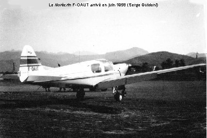 Le Norécrin F-OAUT arrivé en juin 1956 (Serge Guidoni) 