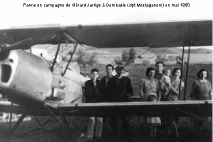 Panne en campagne de Gérard Jarrige à Dombasle (dpt Mostaganem) en mai 1950 