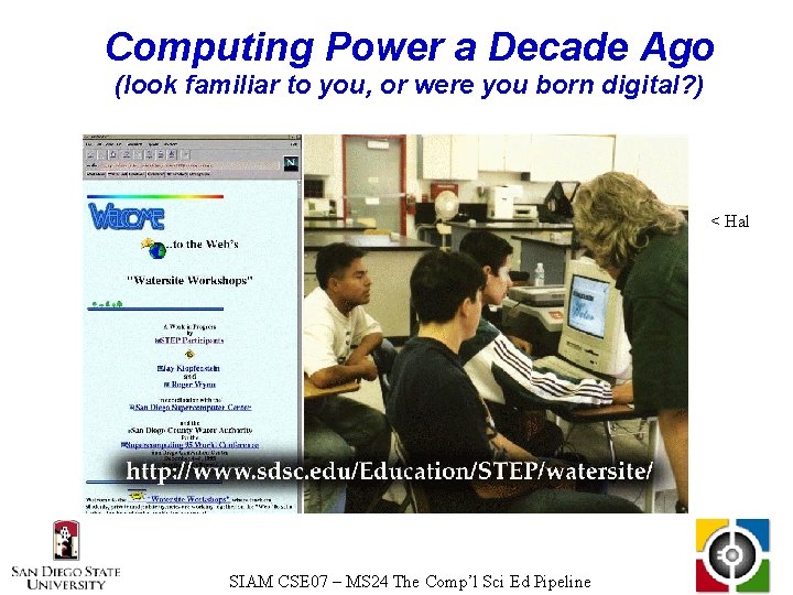 Computing Power a Decade Ago (look familiar to you, or were you born digital?