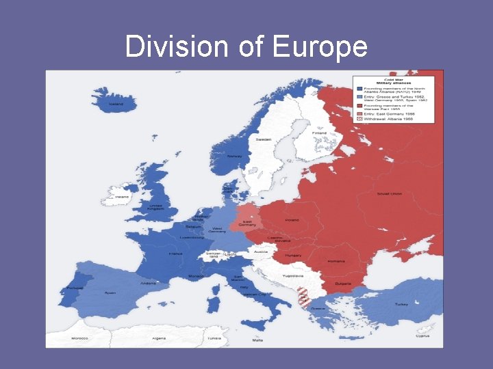 Division of Europe 