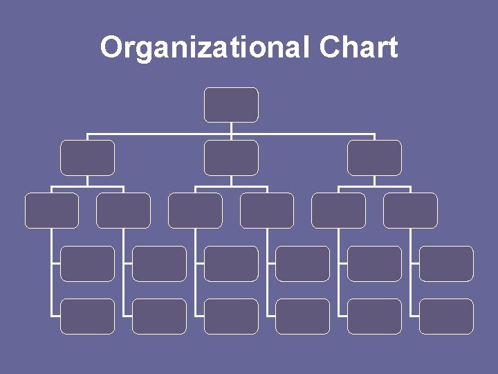 Organizational Chart 
