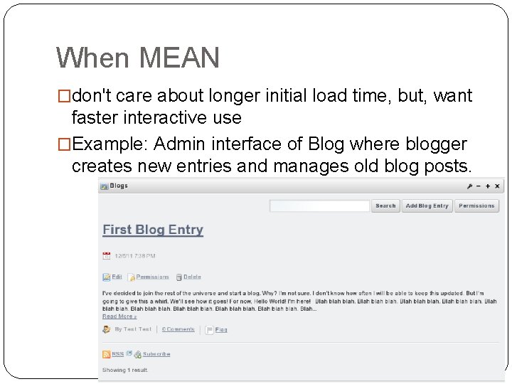 When MEAN �don't care about longer initial load time, but, want faster interactive use