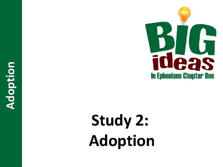 Adoption Study 2: Adoption 