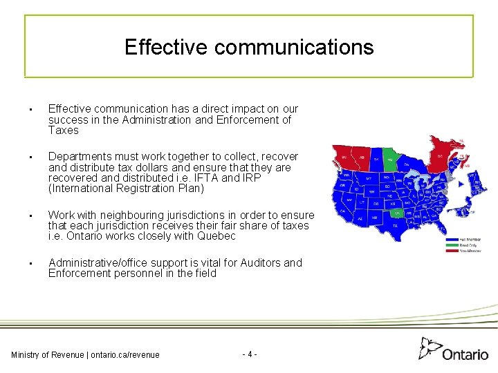 Effective communications • Effective communication has a direct impact on our success in the