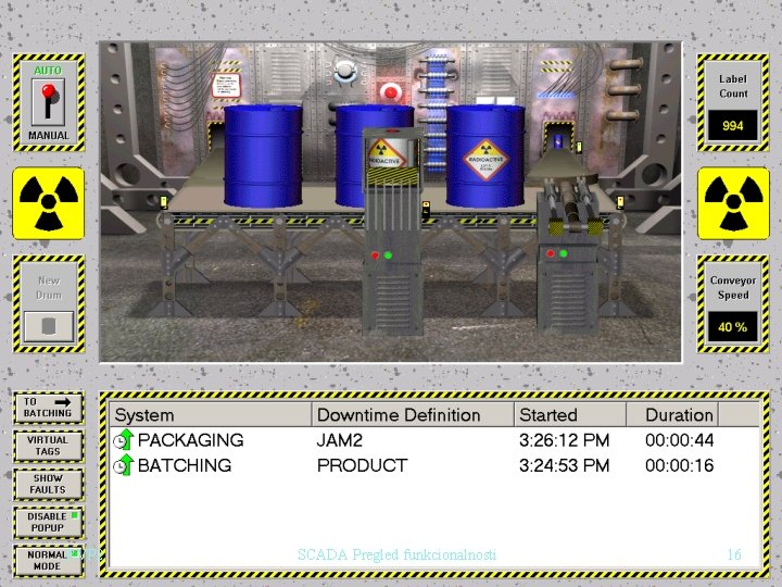 In. Touch - aplikacije RVP 2 SCADA Pregled funkcionalnosti 16 