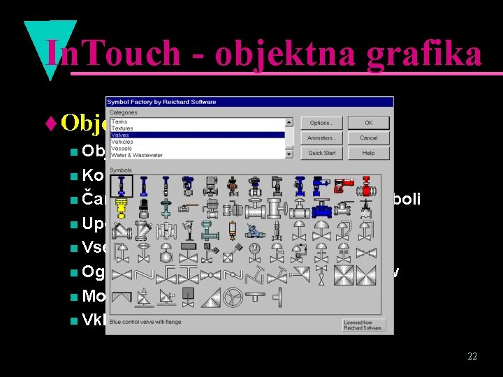 In. Touch - objektna grafika t Objektna grafika n Objektno orentirani grafični elementi n