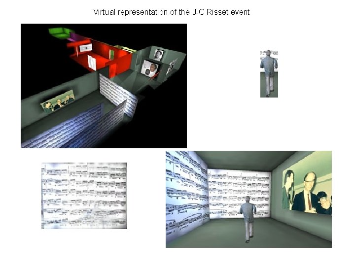 Virtual representation of the J-C Risset event 