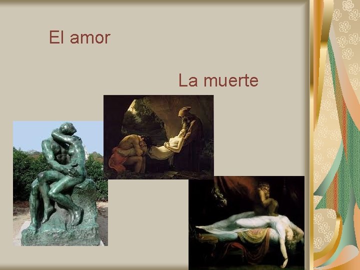 El amor La muerte 