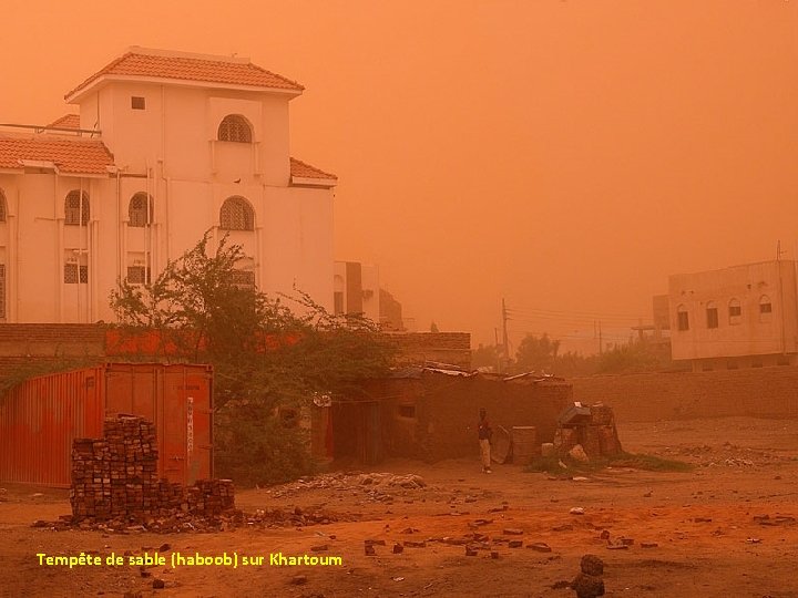Tempête de sable (haboob) sur Khartoum 