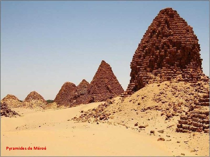 Pyramides de Méroé 