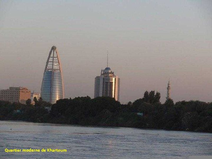 Quartier moderne de Khartoum 