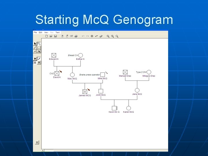 Starting Mc. Q Genogram 