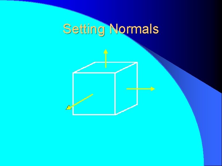 Setting Normals 