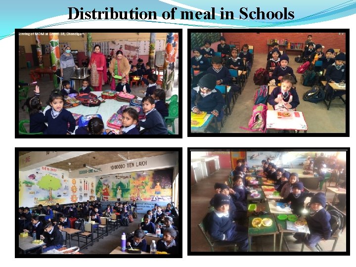Distribution of meal in Schools 