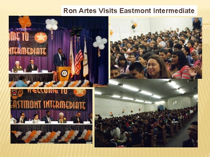 Ron Artes Visits Eastmont Intermediate 