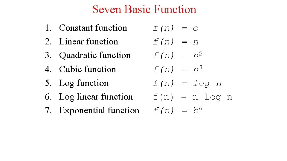 GC 211 Data Structures Algorithm Analysis Tools Slides