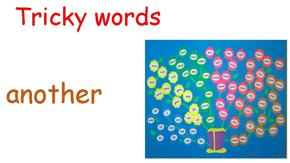 Tricky words another 