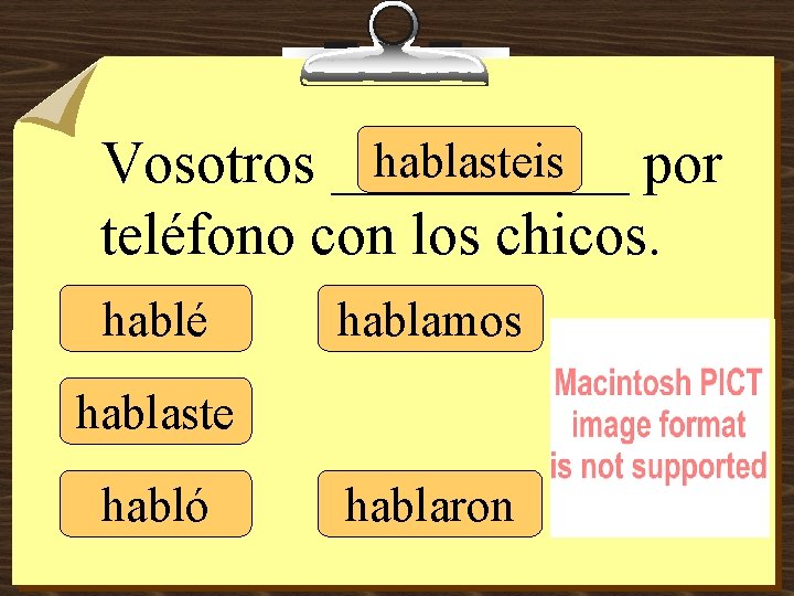 Preterite 1 hablar comer vivir Yo por telfono